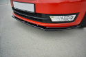 Skoda Rapid 2013-2019 Frontläpp / Frontsplitter V.2 Maxton Design