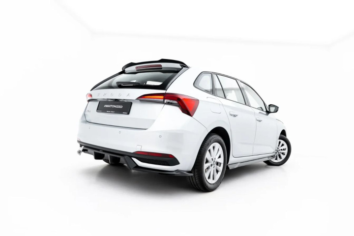 Skoda Scala Mk1 Facelift 2023+ Vinge / Vingextension Maxton Design i gruppen Välj bilmodell / Skoda / Scala 2019+ hos DDESIGN Scandinavia AB (SK-SC-1F-CAP1G)