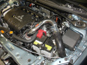 Mitsubishi Lancer 2.4L (Passar ej bilar med Xenon) 09-14 Polerat CAI Kalluftsintag Luftfilterkit / Sportluftfilter Injen