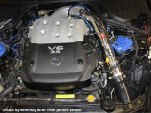 SP1986BLK-2392 Nissan 350Z 3.5L V6 03-06 CAI Kalluftsintag Luftfilterkit Svarta Injen (2)
