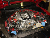 SP1995P-2327 Nissan GT-R 3.8L V6 Twin Turbo 10-12 Short Ram Luftfilterkit Polerat Injen (2)