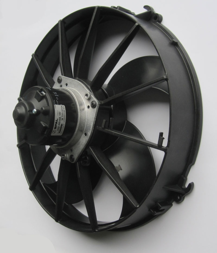 SP30100440 SPAL 305mm Sugande 12V Fläkt 3350 m3/h