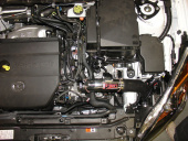 SP6067P-2174 Mazda 3 2.5L 4 cyl. 10-12 Polerat Short Ram Luftfilterkit Injen (2)