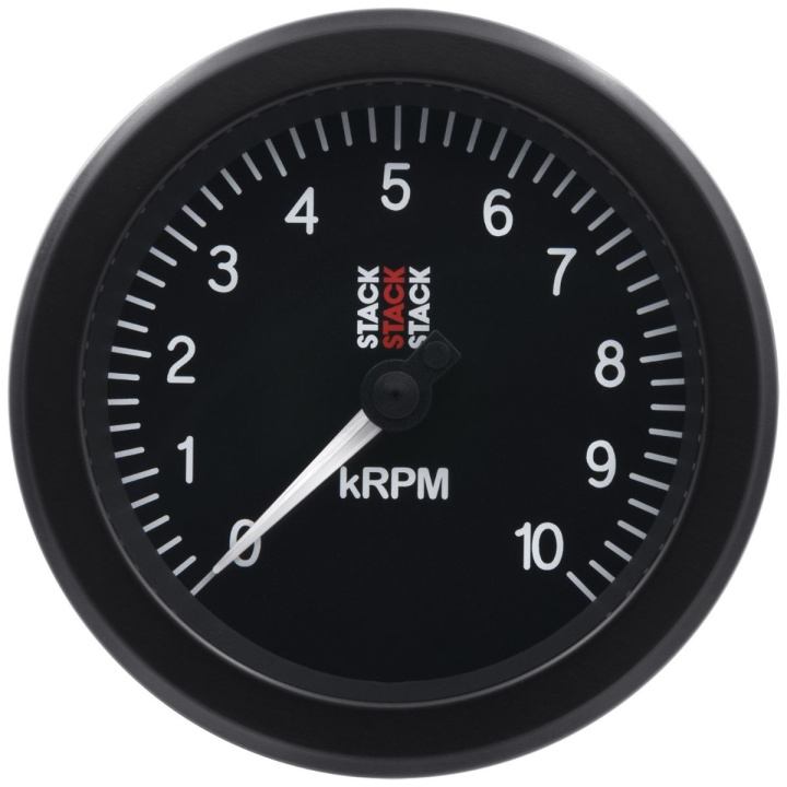 ST100-010 Varvräknare Sport 88mm 0-10K RPM (Elektrisk) Svart Autometer Stack