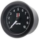 Varvräknare Sport  88mm 0-10K RPM (Elektrisk) Svart Autometer Stack
