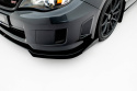Subaru Impreza WRX STI Mk3 Facelift 2011-2014 Street Pro Frontsplitter / Frontläpp + Splitters Maxton Design