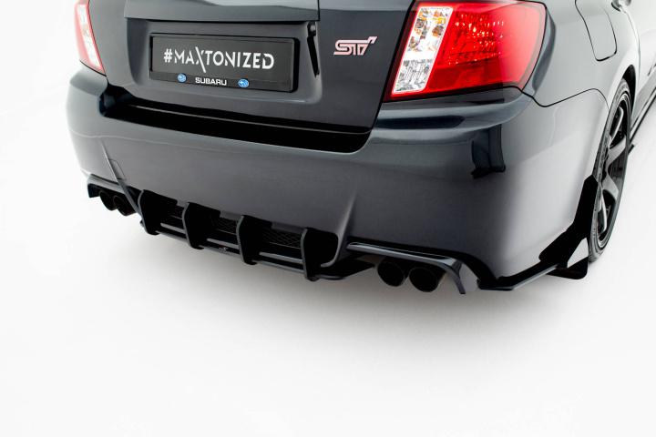 Subaru Impreza WRX STI Mk3 Facelift 2011-2014 Street Pro Bakre Diffuser Maxton Design i gruppen Välj bilmodell / Subaru / Impreza inkl. WRX 08-14 / Styling hos DDESIGN Scandinavia AB (SUIM3FWRXSTICNC-RS1BRB)
