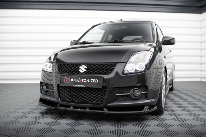 Suzuki Swift Sport Mk4 2005-2010 Frontsplitter V.1 Maxton Design i gruppen Välj bilmodell / Suzuki / Swift 04-10 / Styling hos DDESIGN Scandinavia AB (SZ-SW-4-SPORT-FD1G)