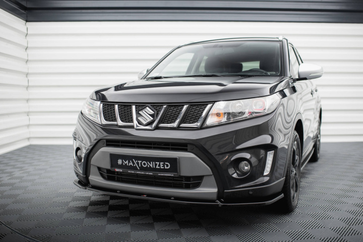 Suzuki Vitara S Mk2 2015+ Frontsplitter V.2 Maxton Design i gruppen Välj bilmodell / Suzuki / Vitara - Grand Vitara hos DDESIGN Scandinavia AB (SZ-VI-3-S-FD2G)