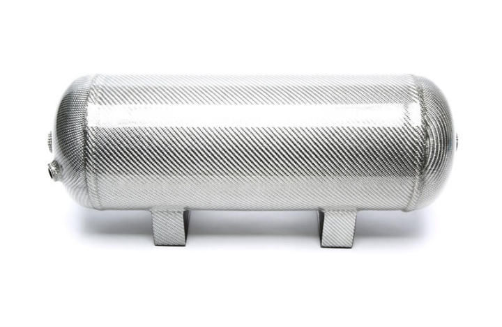 11.5L Silver / Kolfiberdraperad Lufttank Till Luftfjädring TA Technix i gruppen Universala produkter / Chassi / Luftfjädring / Lösa delar för luftfjädring / Lufttankar hos DDESIGN Scandinavia AB (TA-LF5014)