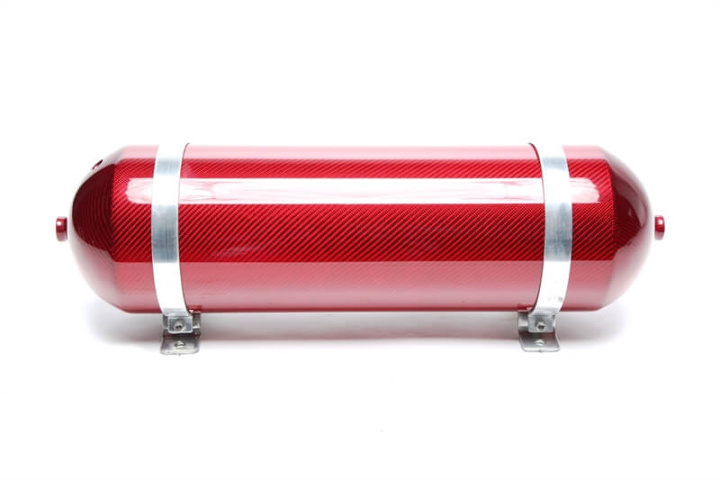 11.5L Röd / Kolfiberdraperad Sömlös Lufttank Till Luftfjädring TA Technix i gruppen Universala produkter / Chassi / Luftfjädring / Lösa delar för luftfjädring / Lufttankar hos DDESIGN Scandinavia AB (TA-LF5020)