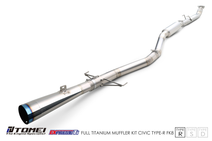 TB6090-HN06A Honda Civic Type-R FK8 2017-2019 Full Titanium Expreme Ti Type-R TOMEI