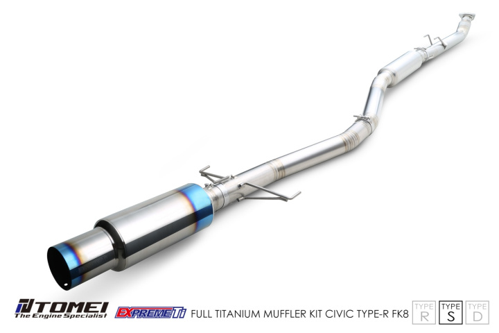 TB6090-HN06B Honda Civic Type-R FK8 2017-2019 Full Titanium Expreme Ti Type-S TOMEI