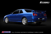 TB6090-NS06A Nissan Skyline R34 2dr 1998-2002 Expreme Ti Cat-Back TOMEI (2)
