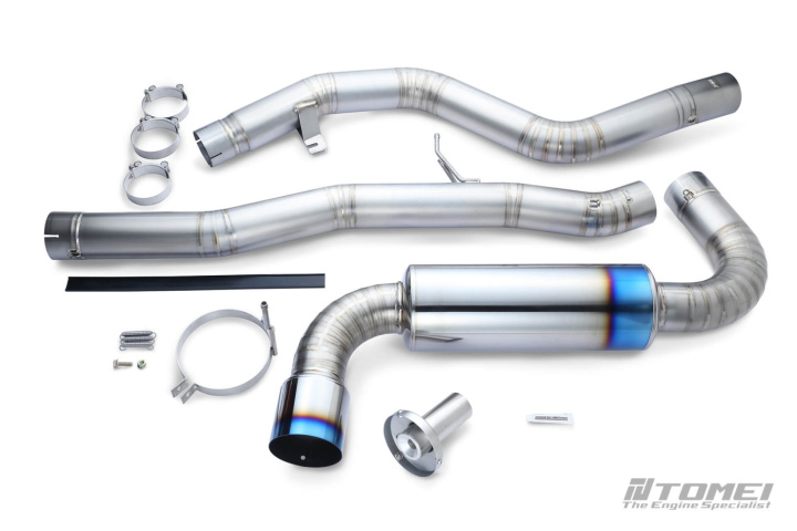 TB6090-TY06A Toyota GR SUPRA 2019+ TYPE-R Full Titanium Avgassystem Expreme Ti TOMEI