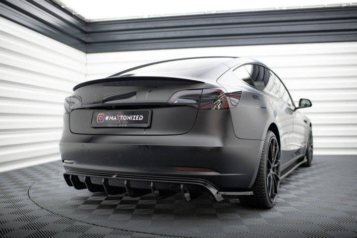 TE-MODEL3-1-RS2G Tesla Model 3 2017+ Diffuser V.2 Maxton Design
