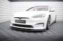 Tesla Model S Plaid Mk1 Facelift 2021+ Frontsplitter V.3 Maxton Design
