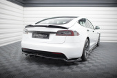 Tesla Model S Plaid Mk1 Facelift 2021+ Bakre Splitter (Med Splitters) V.1 Maxton Design