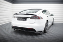 Tesla Model S Plaid Mk1 Facelift 2021+ Bakre Splitter (Med Splitters) V.1 Maxton Design
