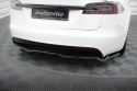 Tesla Model S Plaid Mk1 Facelift 2021+ Bakre Splitter (Med Splitters) V.2 Maxton Design