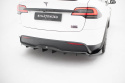 Tesla Model X Mk1 Facelift 2021+ Bakre Splitter (Med Splitters) V.2 Maxton Design