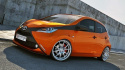 Toyota Aygo MK2 2014+ Frontläpp / Frontsplitter Maxton Design