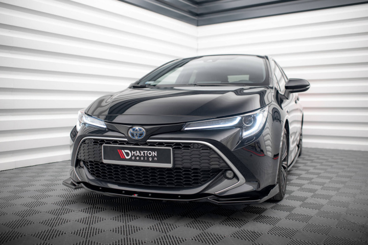 Toyota Corolla XII Touring Sports/ Hatchback 2019+ Frontläpp / Frontsplitter V.2 Maxton Design i gruppen Välj bilmodell / Toyota / Corolla (E210) 2018+ hos DDESIGN Scandinavia AB (TO-CO-12-FD2G)
