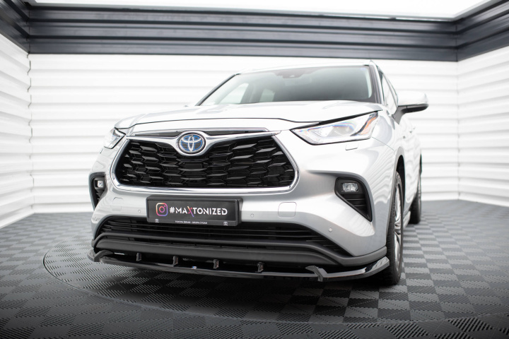 Toyota Highlander Mk4 2019+ Frontsplitter V.1 Maxton Design i gruppen Välj bilmodell / Toyota / Highlander hos DDESIGN Scandinavia AB (TO-HL-3-FD1G)