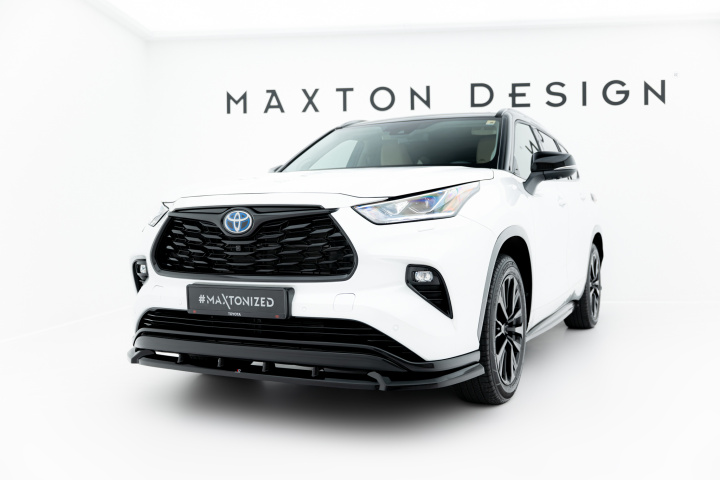 Toyota Highlander Mk4 2019+ Frontsplitter / Frontläpp V.2 Maxton Design i gruppen Välj bilmodell / Toyota / Highlander hos DDESIGN Scandinavia AB (TO-HL-3-FD2G)