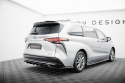Toyota Sienna Mk4 2020+ Bakre Splitter (Med Splitters) Maxton Design