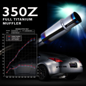 TOM440014 Nissan Z33/350Z VQ35DE/HR Avgassystem Full Titanium Expreme Ti TOMEI (4)