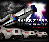 TOM440020 Toyota GT86 / Subaru BRZ TYPE-60R Avgassystem Full Titanium Expreme Ti TOMEI (5)