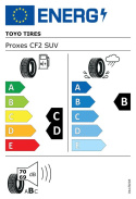215/60R17 96V Toyo Proxes CF2 SUV DBB70 SUVSCO Sommardäck