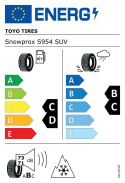 235/50R18 101V XL FR Toyo Snowprox S954 SUV DCB72 SUVWL Vinterdäck