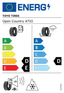 245/70R16 111T XL Toyo Open Country A/T 3 DDB72 SUVAAT All-season