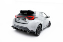 Toyota GR Yaris Mk4 Facelift 2024- Street Pro Bakre Sidoextensions + Flaps Svart/Röd + Blanka Flaps Maxton Design