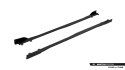 Toyota GR Yaris Mk4 Facelift 2024- Street Pro Sidoextensions + Flaps Svart/Röd + Blanka Flaps Maxton Design