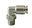 1/8 Tum NPT 90° Pushloc Koppling Rostfritt Stål 1/4 Tum Turbosmart