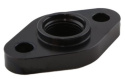 CNC-Fräst Turbo-Oljeretur adapter Med O-Ring I Silikon. 52.4mm Centrumavstånd För Monteringshål Universell Passform För Stort Turboformat. Turbosmart
