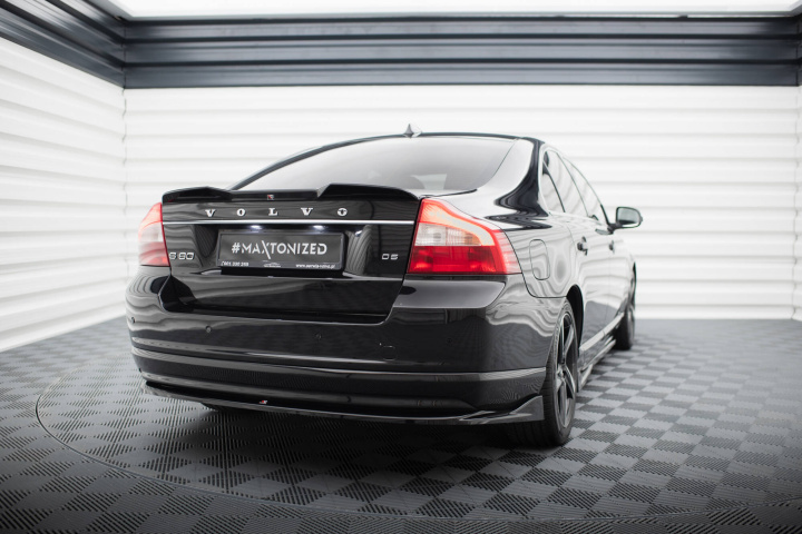 Volvo S80 Mk2 2005-2010 Bakre Splitter V.1 Maxton Design i gruppen Välj bilmodell / Volvo / S80 hos DDESIGN Scandinavia AB (VO-S80-3-RD1G)