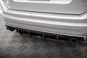 Volvo XC60 R-Design Mk1 Facelift 2013-2017 Street Pro Bakre Diffuser Svart/Röd Maxton Design
