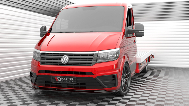 Volkswagen Crafter Mk2 2016+ Frontsplitter V.1 Maxton Design i gruppen Välj bilmodell / VW / Crafter 2006+ hos DDESIGN Scandinavia AB (VW-CR-2-FD1G)