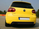VW GOLF V GTI EDITION 30 2003-2009 Bakre Diffuser (Med urtag för utblås - GTI-Look) Maxton Design