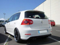VW GOLF V R32 2003-2009 Bakre Diffuser (Med urtag för utblås - GTI-Look) Maxton Design