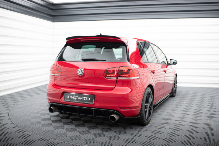 VW-GO-6-GTI-CNC-RS1A VW Golf GTI (Inkl 35th) MK6 2008-2012 Diffuser inkl. Bakre Sidoextensions Maxton Design