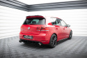 VW Golf GTI (Inkl 35th) MK6 2008-2012 Diffuser inkl. Bakre Sidoextensions Maxton Design