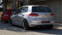 VW Golf MK6 (1 utblås) 2008-2012 Diffuser Maxton Design