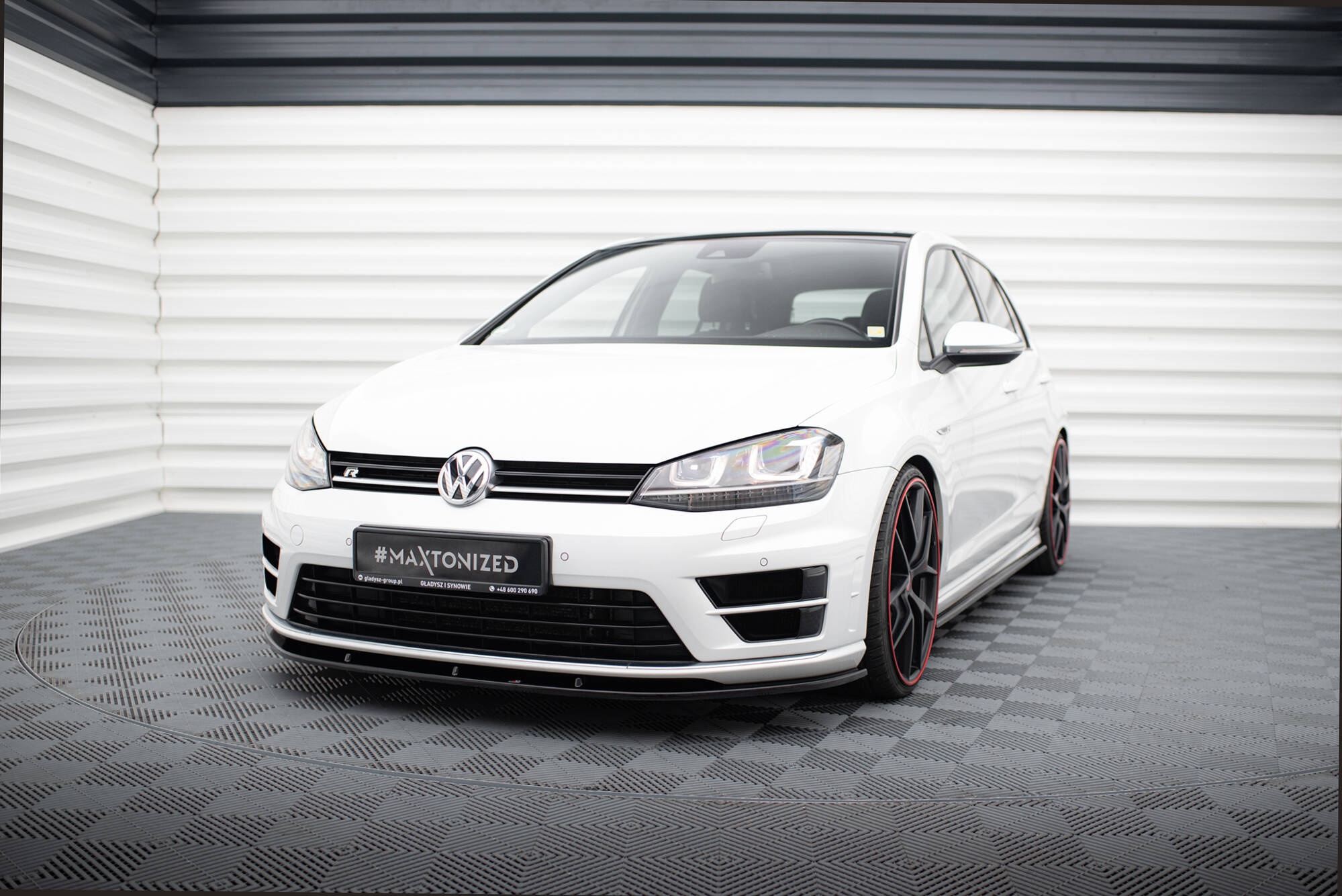 Golf 7 Rdm VW Golf 7 R 2012-2016 Frontsplitter V.1 Maxton Design | DDESIGN