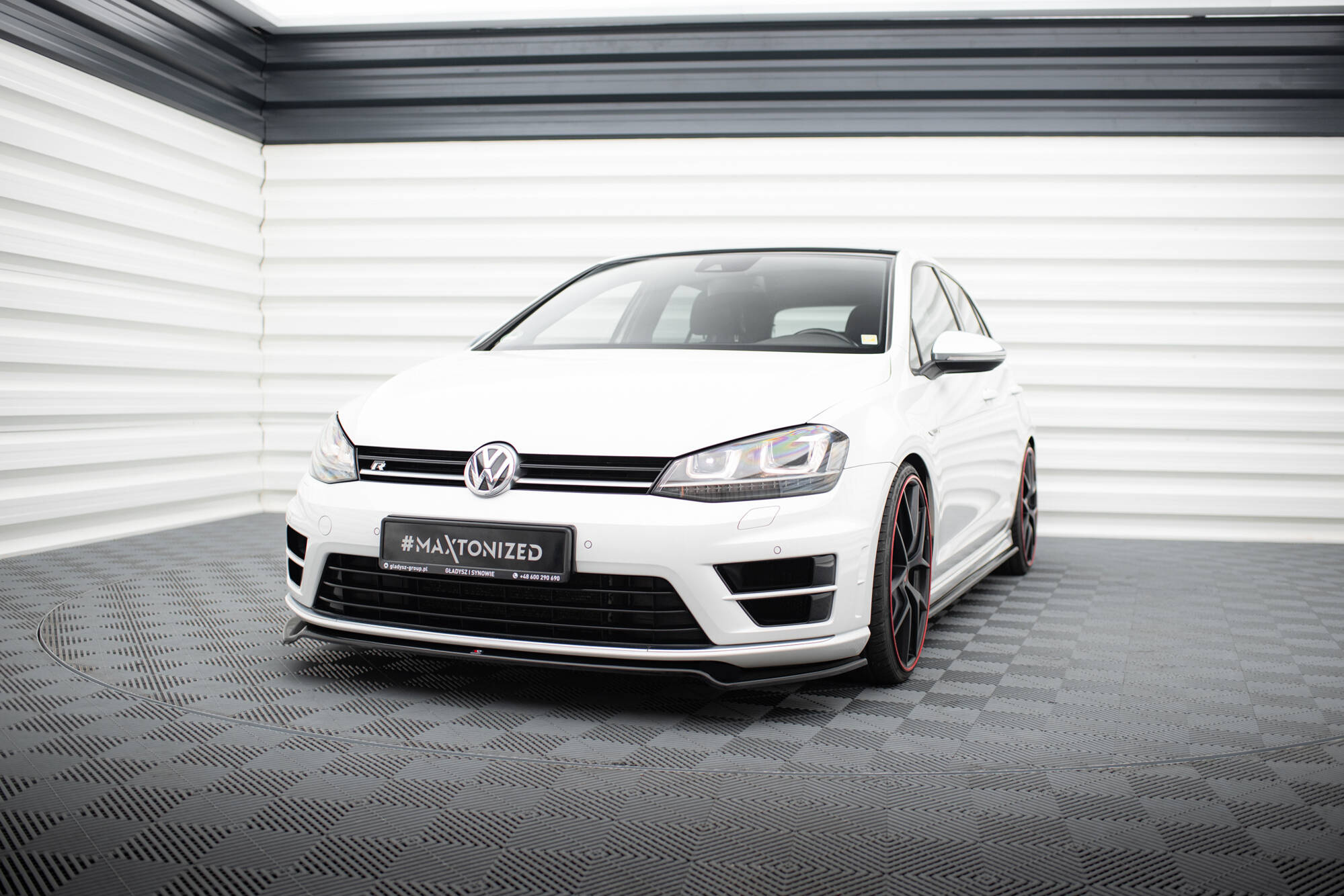 G7 R Line VW Golf 7 R / R-Line 2012-2016 Frontsplitter V.2 Maxton Design | DDESIGN