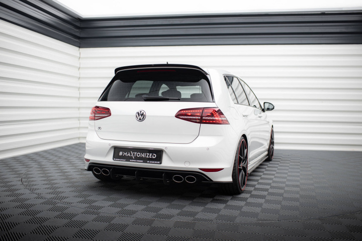 VW-GO-7-R-HB-CNC-RS1 VW VW Golf 7 R 2013-2016 Hatchback 2013-2019 Diffuser & Bakre Sidoextensions Maxton Design
